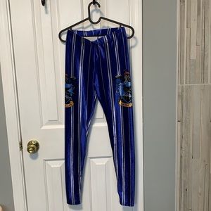 Blackmilk Ravenclaw velvet leggings size SMALL